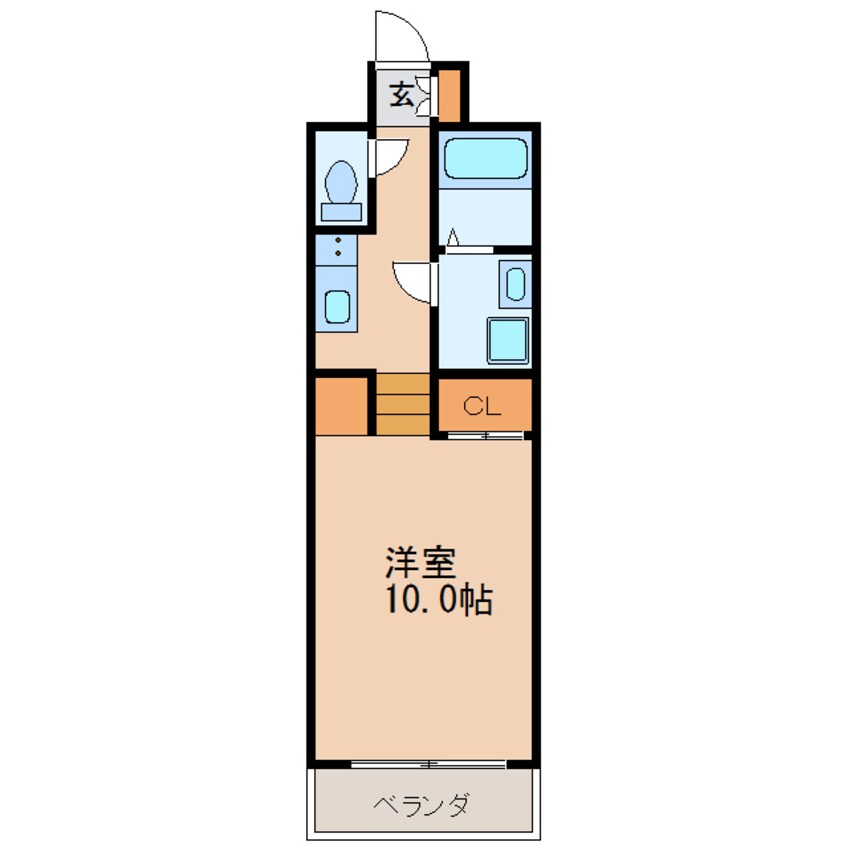 間取図 名古屋市営地下鉄桜通線/車道駅 徒歩1分 6階 築17年