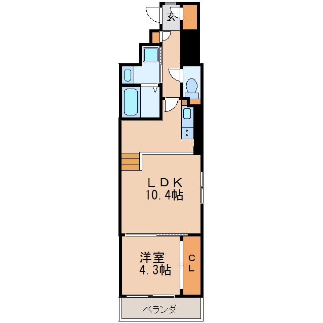 間取り図 名古屋市営地下鉄桜通線/車道駅 徒歩1分 12階 築17年
