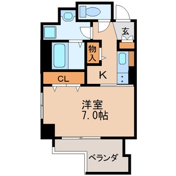 間取図 名古屋市営地下鉄桜通線/丸の内駅 徒歩6分 4階 築6年