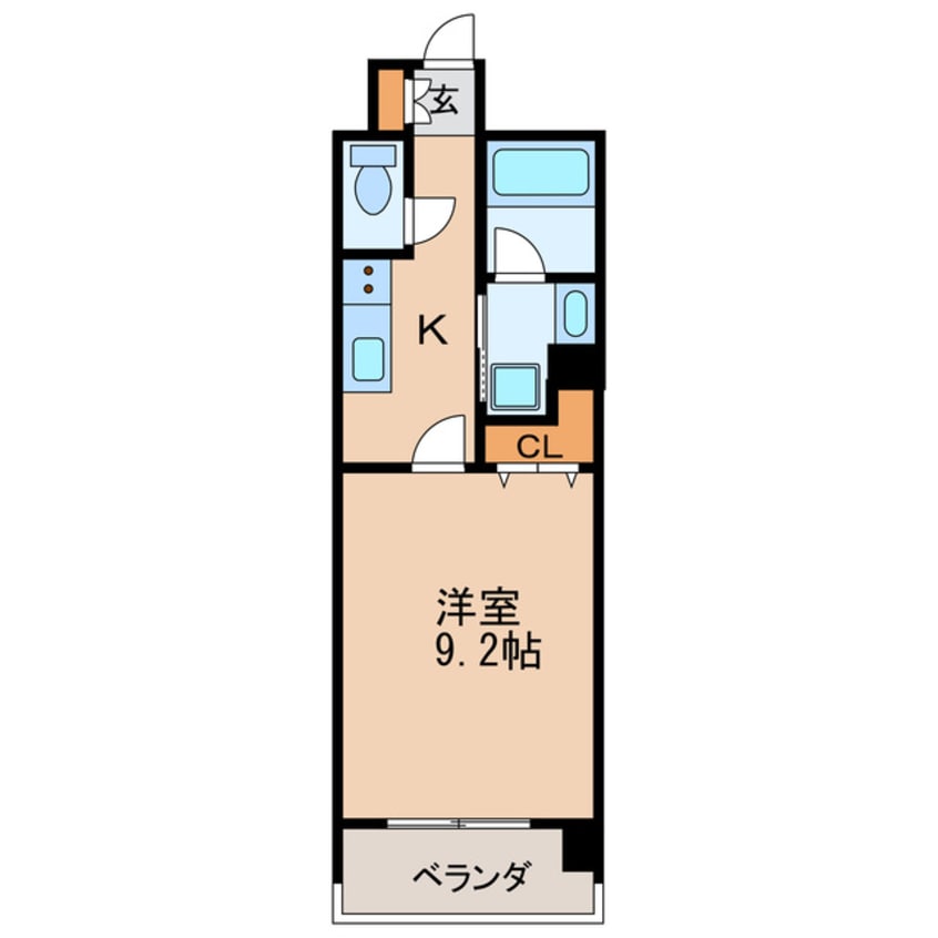 間取図 名古屋市営地下鉄鶴舞線/鶴舞駅 徒歩8分 2階 築8年