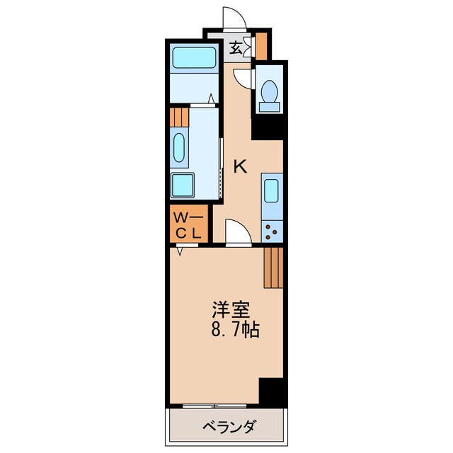 間取り図 名古屋市営地下鉄名城線/矢場町駅 徒歩9分 10階 築9年