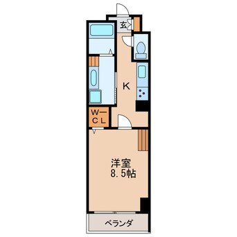 間取図 カスタリア新栄Ⅱ