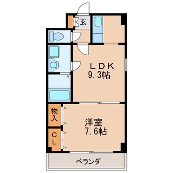 間取図 アンシャンテ車道