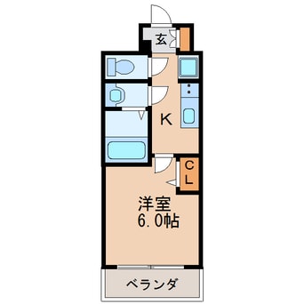 間取図 名古屋市営地下鉄東山線/千種駅 徒歩5分 4階 築2年