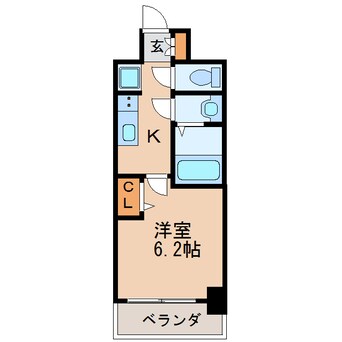 間取図 名古屋市営地下鉄東山線/千種駅 徒歩5分 9階 築2年