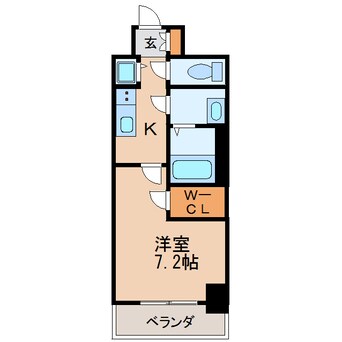 間取図 エスリード新栄グラティア