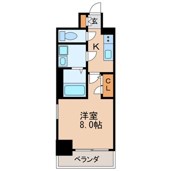 間取図 エスリード新栄グラティア