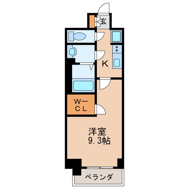 間取り図 名古屋市営地下鉄桜通線/高岳駅 徒歩5分 12階 築2年