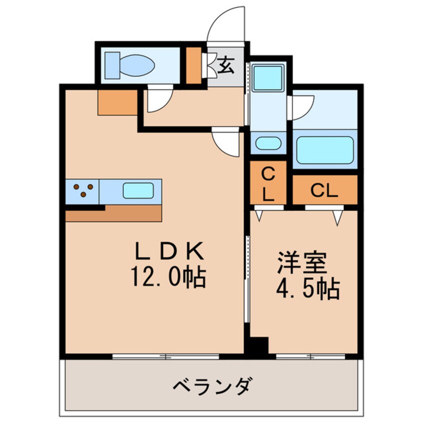 間取図 Flair丸の内