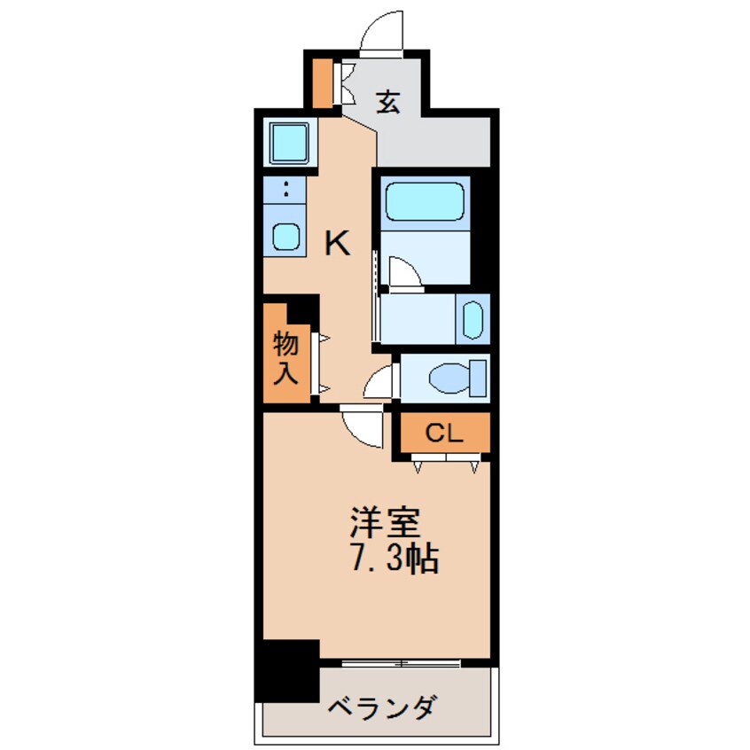 間取図 TENAS丸の内