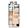 名古屋市営地下鉄桜通線/丸の内駅 徒歩5分 2階 築浅 1LDKの間取り