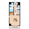 万宝マンション 1Kの間取り