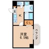 名古屋市営地下鉄桜通線/高岳駅 徒歩4分 6階 築26年 1Kの間取り