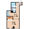 名古屋市営地下鉄桜通線/高岳駅 徒歩3分 3階 築35年 1DKの間取り