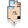 栄マンションS棟 1Rの間取り