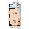 名古屋市営地下鉄名城線/矢場町駅 徒歩10分 2階 築24年 1LDKの間取り