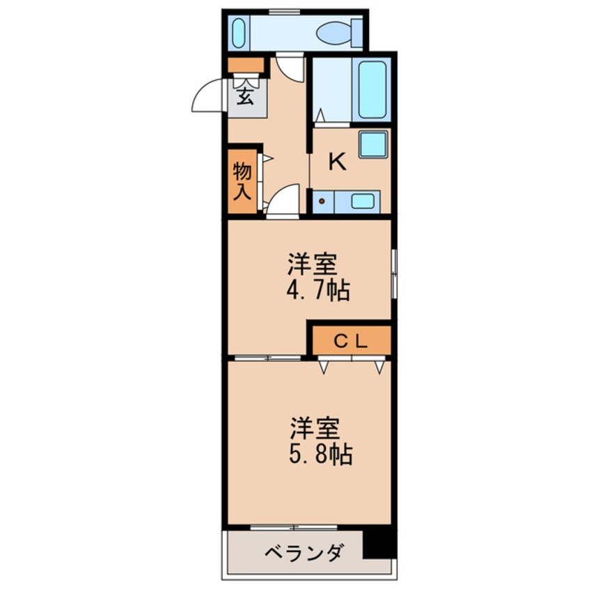 間取図 Ｍステージ栄