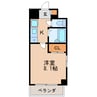 名古屋市営地下鉄名城線/矢場町駅 徒歩2分 10階 築26年 1Kの間取り