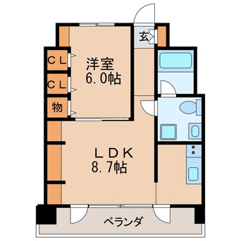 間取図 ラ・クール泉