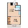 名古屋市営地下鉄桜通線/高岳駅 徒歩4分 6階 築38年 1LDKの間取り