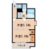 名古屋市営地下鉄東山線/新栄町駅 徒歩9分 9階 築36年 2Kの間取り