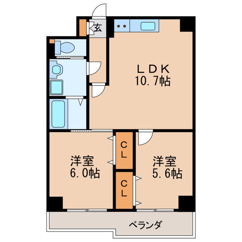 間取図 レジデンス代官町スクエア