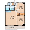 名古屋市営地下鉄桜通線/高岳駅 徒歩10分 3階 築39年 2LDKの間取り