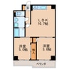 名古屋市営地下鉄桜通線/高岳駅 徒歩10分 1階 築39年 2LDKの間取り
