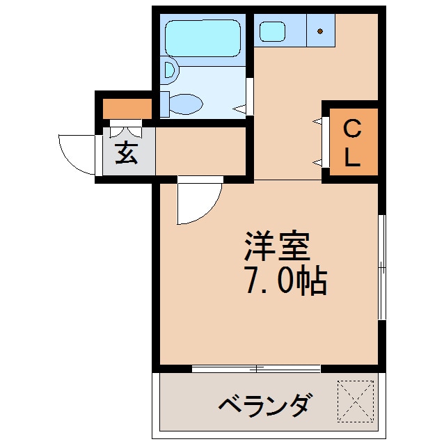 間取り図 名古屋市営地下鉄桜通線/車道駅 徒歩7分 2階 築38年