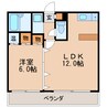 サンアピック 1LDKの間取り