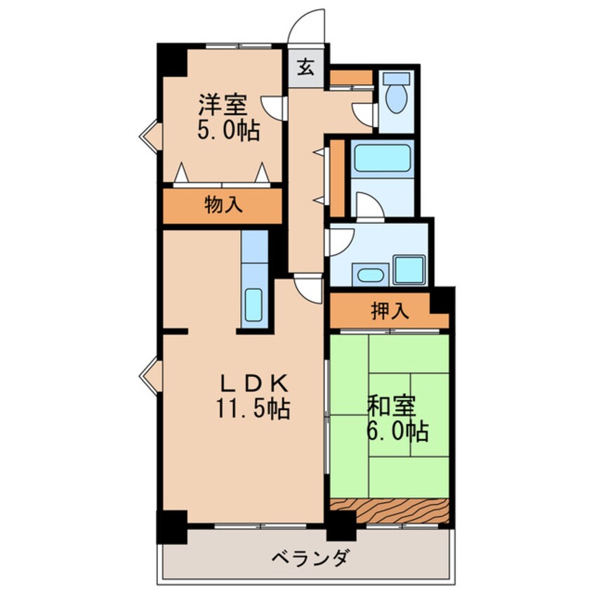 間取図 マイルストーン泉