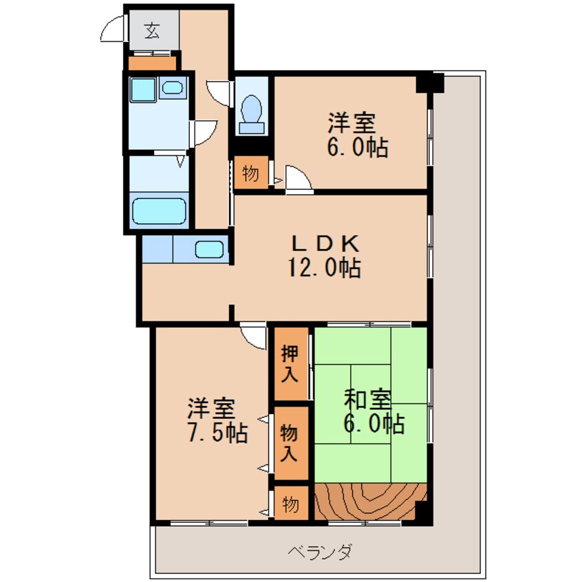 間取図 マイルストーン泉