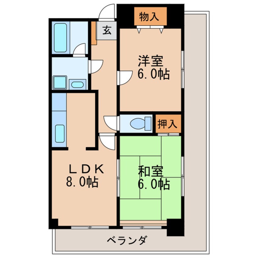 間取図 マイルストーン泉