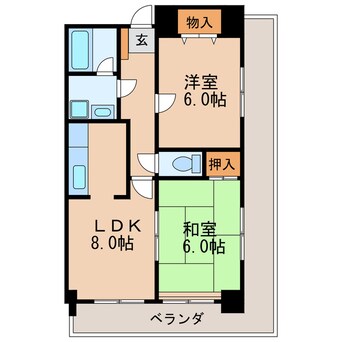 間取図 マイルストーン泉