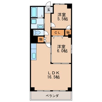 間取図 酒井グリーンハイツ