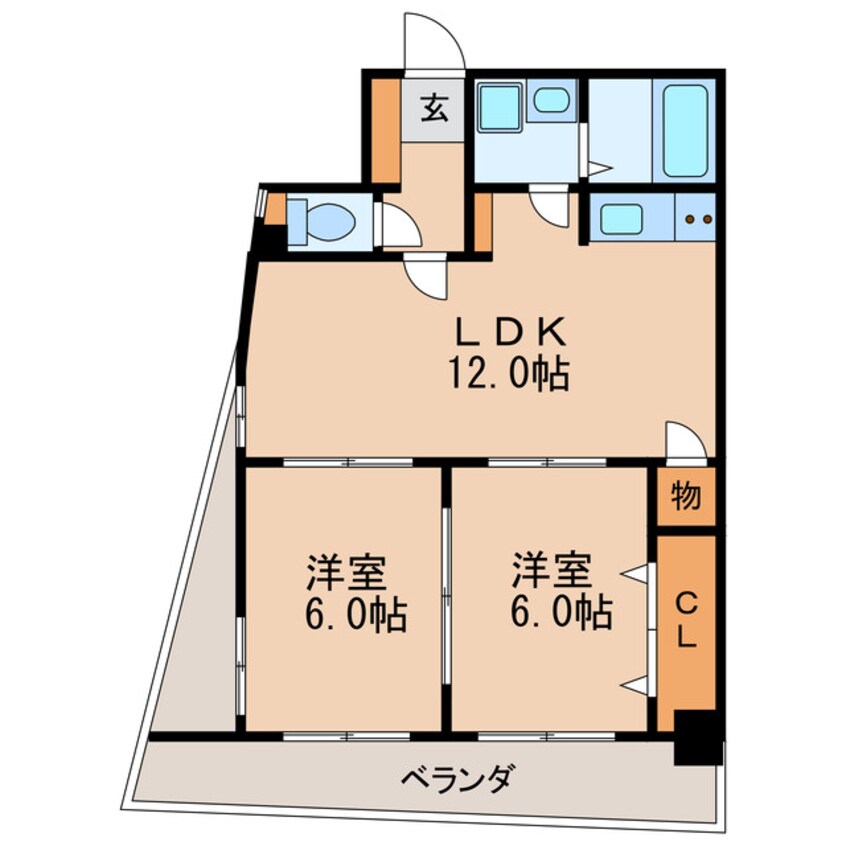 間取図 パーク泉