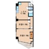 名古屋市営地下鉄桜通線/高岳駅 徒歩12分 3階 築36年 2LDKの間取り
