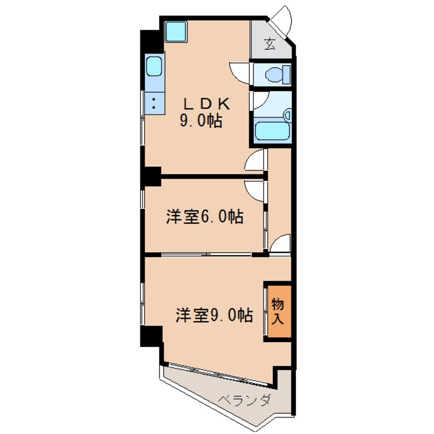 間取図 マンションあいおい