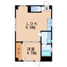 名古屋市営地下鉄桜通線/高岳駅 徒歩8分 4階 築45年 1LDKの間取り