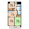 イエローハウス栄 3DKの間取り