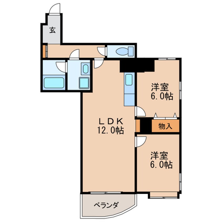 間取図 ディモーラ栄