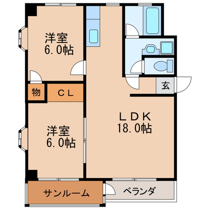 間取図 ツインクルガーデン