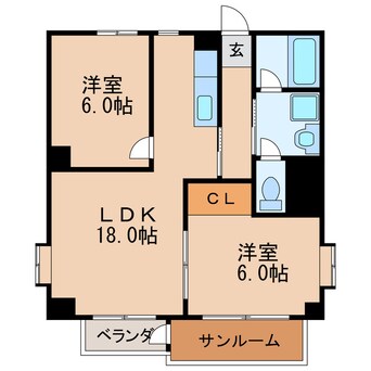 間取図 ツインクルガーデン