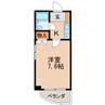 名古屋市営地下鉄名城線/矢場町駅 徒歩8分 3階 築36年 1Kの間取り