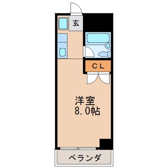 間取図 シャトー栄