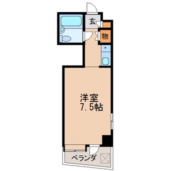 間取図 名古屋市営地下鉄東山線/伏見駅 徒歩7分 3階 築39年