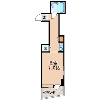 間取図 名古屋市営地下鉄東山線/伏見駅 徒歩7分 8階 築40年
