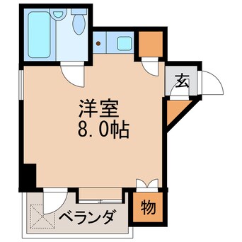 間取図 名古屋市営地下鉄東山線/伏見駅 徒歩7分 9階 築39年