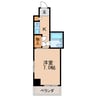 サンライフ新栄 1Kの間取り