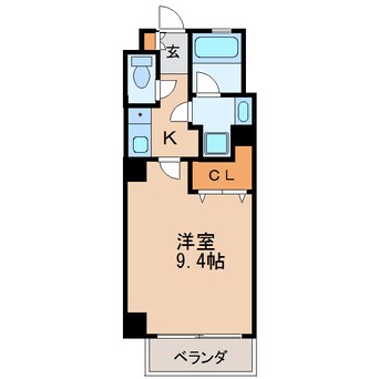 間取図 コンフォ清水